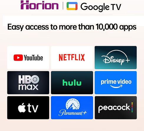 HORION 32" Portable Smart TV Monitor with Wheels, Movable Google TV, No Battery, Non-Touchscreen in Saudi Arabia