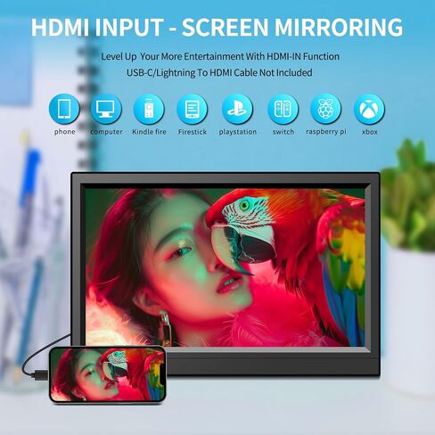 12.5inch small Portable TV,Essential for Bedroom/Kitchen/Camping,Support HDMI/USB input,Built-in speakers,lightweight and easy to carry,Suitable for small spaces(NO with WiFi/Bluetooth/Satellite) in Saudi Arabia