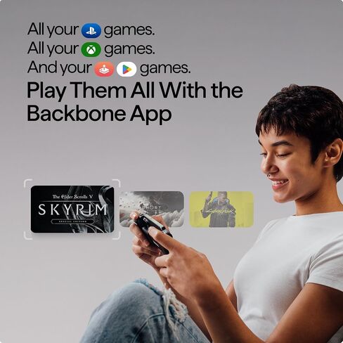 حزمة ألعاب BACKBONE One PlayStation Edition - وحدة تحكم الألعاب المحمولة لجهاز iPhone (Lightning) الجيل الثاني + حافظة وحدة تحكم واقية - متوافقة مع PlayStation Remote Play وApple Arcade والمزيد in Kuwait