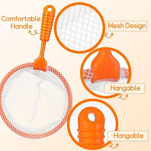 BESPORTBLE 4pcs Ergonomic Grip Butterfly Nets for Boys and Girls Fish Scooper Net for Aquarium Safe Plastic Material in Saudi Arabia