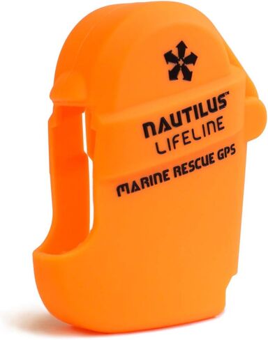 Nautilus LifeLine Marine GPS and Silicone Pouch w/ free Coil Lanyard (Orange) in Saudi Arabia