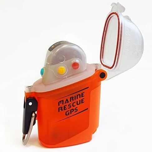 Nautilus LifeLine Marine GPS and Silicone Pouch w/ free Coil Lanyard (Orange) in Saudi Arabia