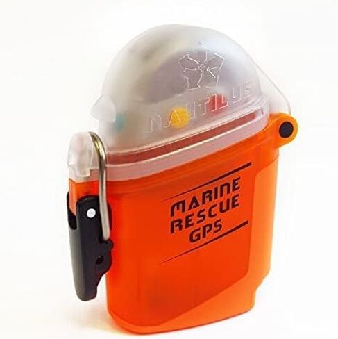 Nautilus LifeLine Marine GPS and Silicone Pouch w/ free Coil Lanyard (Orange) in Saudi Arabia