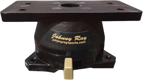 Johnny Ray JR-300 Fish Finder Mount and Depth Finder Mount | Heavy Duty Marine Electronics & Sonar Bracket for Boats, 360° Rotating Quick Release Swivel Base in Saudi Arabia