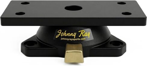 Johnny Ray JR-300 Fish Finder Mount and Depth Finder Mount | Heavy Duty Marine Electronics & Sonar Bracket for Boats, 360° Rotating Quick Release Swivel Base in Kuwait