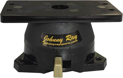 Johnny Ray JR-300 Fish Finder Mount and Depth Finder Mount | Heavy Duty Marine Electronics & Sonar Bracket for Boats, 360° Rotating Quick Release Swivel Base in Kuwait