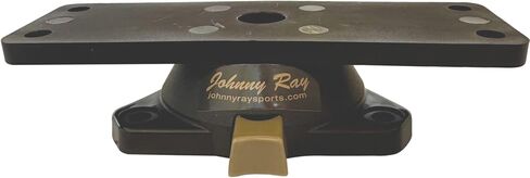 Johnny Ray JR-300 Fish Finder Mount and Depth Finder Mount | Heavy Duty Marine Electronics & Sonar Bracket for Boats, 360° Rotating Quick Release Swivel Base in Kuwait