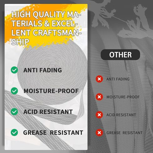 Polypropylene Webbing Strap 3+Colors – 0.9"& 1"& 2" – 25 33Yards Heavy Duty Webbing Roll, Flat Webbing Strap for Indoor&Outdoor Gear, Climbing, DIY Crafting, Repairing Camouflage 1"-33yards in Saudi Arabia