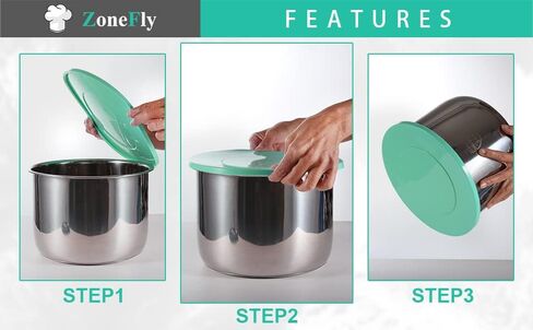 Silicone Cover Fits Instant Pot 8 Quart - 8 Qt Inner Pot Lid for Insta Pot Duo,Pro,Ultra,Crisp,Nova,Plus & More - Best Sealing Lid for 8 Qt Pressure Cooker Instapot Cover in Saudi Arabia