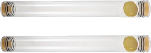 2pcs Fishing Float Storage Tube Waterproof PVC Tackle Organizer | Quick Identification, Portable Carry, Wagglers and Fishing Gear Floats in Saudi Arabia