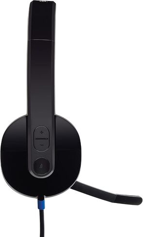 Logitech H540 Wired Headset for Windows and Mac, USB-A, Black | Skype Certified in Saudi Arabia