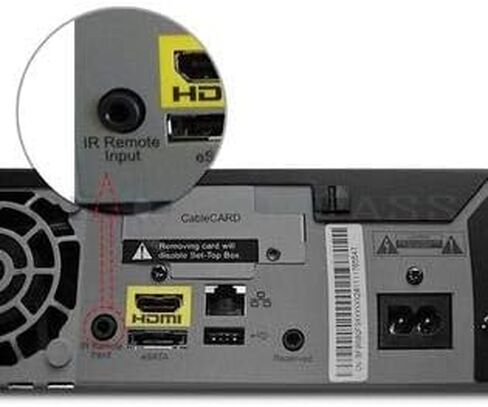 Small 38-56kHz External IR Receiver Extender Works Selected Cable Providers Boxes Including - Verizon FiOS, Comcast Xfinity X1, Cox, Charter, Spectrum DVR and Cable Boxes See Compatibility Chart in Saudi Arabia