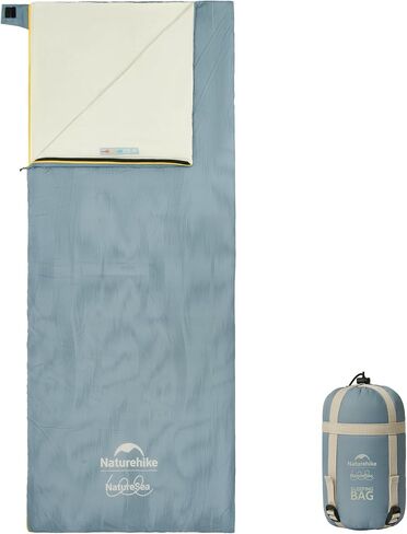 حقيبة نوم Naturehike NatureSea™ مع مادة بحرية عائمة، أكياس نوم خفيفة الوزن بوزن 20.1 أونصة للبالغين والأطفال، حقيبة نوم مزدوجة قابلة للفصل للتخييم والمشي لمسافات طويلة وحقائب الظهر in Kuwait