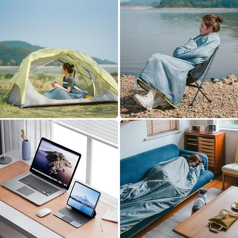 حقيبة نوم Naturehike NatureSea™ مع مادة بحرية عائمة، أكياس نوم خفيفة الوزن بوزن 20.1 أونصة للبالغين والأطفال، حقيبة نوم مزدوجة قابلة للفصل للتخييم والمشي لمسافات طويلة وحقائب الظهر in Kuwait