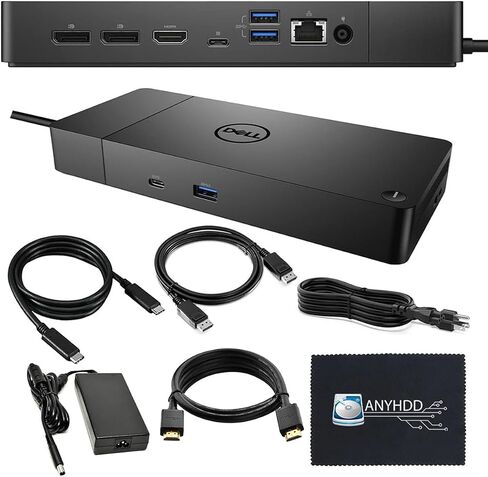 Dell Pro Dock WD25 USB-C Docking Station – 100W Power, Dual 4K Display Support, Includes Anyhdd HDMI, DisplayPort and C to C Cable, 3 Year Warranty in Saudi Arabia