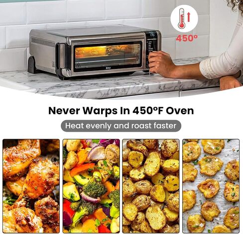 Replacement Air Fryer Basket for Ninja Foodi SP101 Air Fry Oven | Air Fryer Basket for Ninja Foodi Air Fryer Accessories,Stainless Steel Tray for Ninja Foodi SP100, SP101B1, SP101C in Saudi Arabia