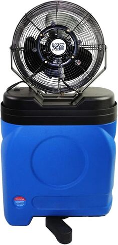 Maxx Air Patio Misting Fan, Standalone 20 Gallon Water Tank, Perfect Cooling Machine, High Pressure 80 PSI Pump in Saudi Arabia