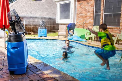 Maxx Air Patio Misting Fan, Standalone 20 Gallon Water Tank, Perfect Cooling Machine, High Pressure 80 PSI Pump in Saudi Arabia