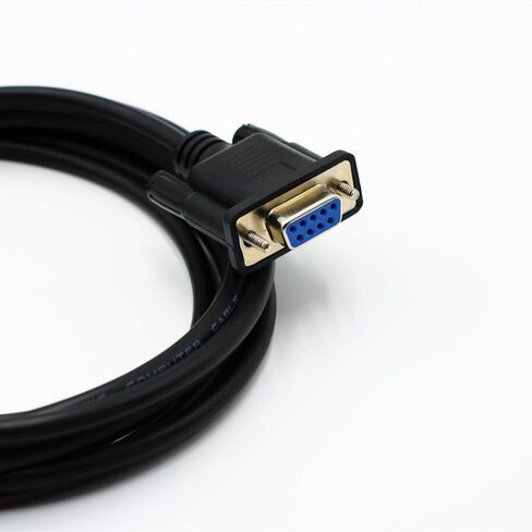 DB9 to Mini DIN 8 Pin PLC Programming Cable 1.8m, RS232 Serial SC-09 Compatible for Mitsubishi FX Series Controller in Saudi Arabia