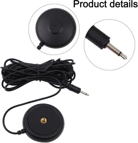 3.5mm Audio Calibration Measurement Microphone for AV Receiver Home Theater Systems, Precise Speaker Level Adjustment in Saudi Arabia