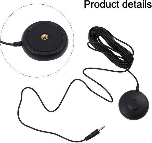 3.5mm Audio Calibration Measurement Microphone for AV Receiver Home Theater Systems, Precise Speaker Level Adjustment in Saudi Arabia