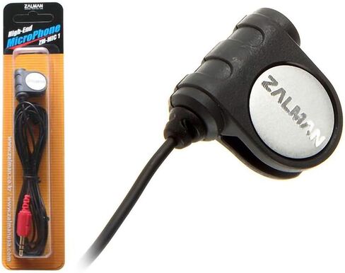 Zalman ZM-MIC1 High Sensitivity Headphone Microphone with Mini Clip, Computer PC Streaming Gaming Mic, 3.5mm Jack in Saudi Arabia