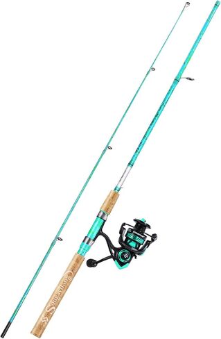 Sougayilang Fishing Rod and Reel Combo, 2-Piece 5-Foot 6-Inch Graphite & Fiberglass Rod, Durable and Strong, Quickset Anti-Reverse Fishing Reel (1Pack/2Pack) in Saudi Arabia