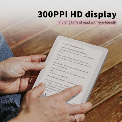 Bigme B6 e-Reader with B/W Display, 6" eReader with 2GB+32GB, E-Ink eBook Readers Android eReaders ePaper Tablet with Octa Core & Android 14 OS, Eink eReader Device with Adjustable Front Light White in Saudi Arabia
