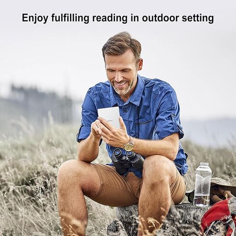 Veidoo 5.8 inch Ebook Reader, HD Touch Screen Carta E-Ink Technology, 32GB ROM(TF Card Expansion to 64G), WiFi, Long Endurance, Android E-Reader with Cover(White) in Saudi Arabia