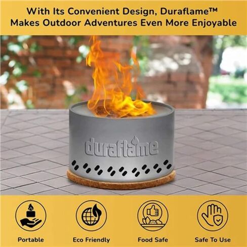 Duraflame™ Tabletop Bonfire & Portable Outdoor Campfire, Fire Pit, Lightweight & Compact, Emergency Fire Kit, Burns up to 4 Hours, Food Grade Wax & Recyclable Tin. in Saudi Arabia