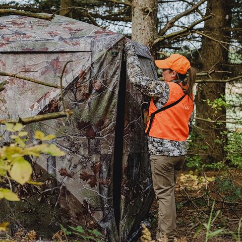 Barronett Blinds RA200BW Radar Pop Up Portable Blind, Bloodtrail Backwoods Camo, 67" x 71" x 71" in Saudi Arabia