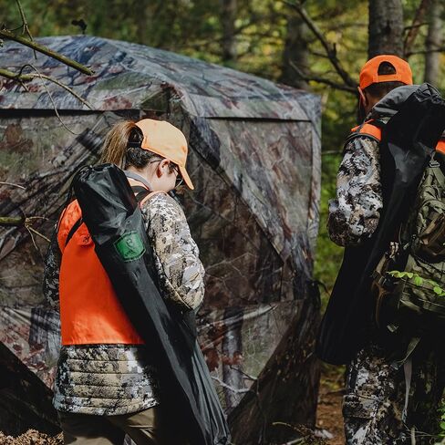 Barronett Blinds RA200BW Radar Pop Up Portable Blind, Bloodtrail Backwoods Camo, 67" x 71" x 71" in Saudi Arabia