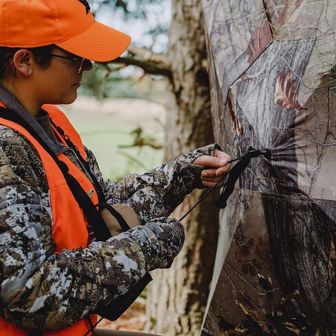 Barronett Blinds RA200BW Radar Pop Up Portable Blind, Bloodtrail Backwoods Camo, 67" x 71" x 71" in Saudi Arabia