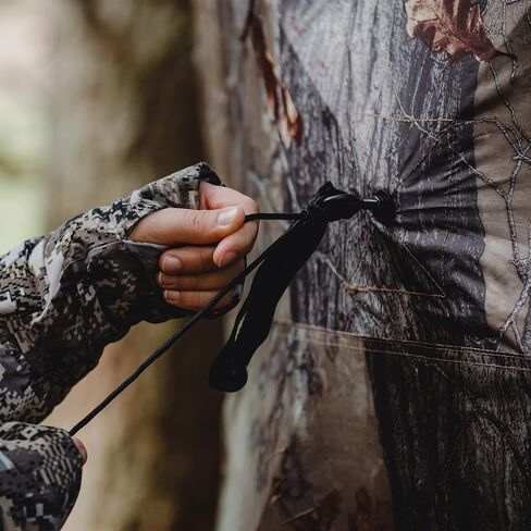 Barronett Blinds RA200BW Radar Pop Up Portable Blind, Bloodtrail Backwoods Camo, 67" x 71" x 71" in Saudi Arabia