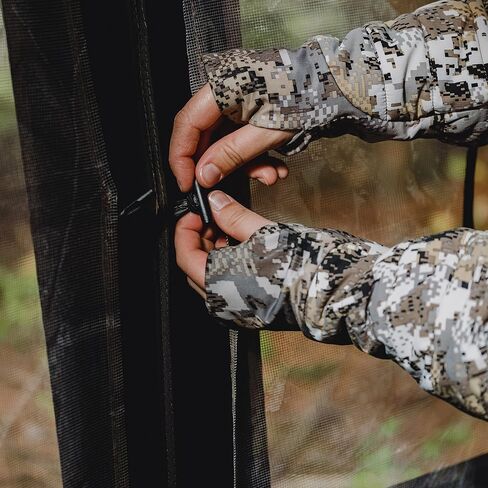 Barronett Blinds RA200BW Radar Pop Up Portable Blind, Bloodtrail Backwoods Camo, 67" x 71" x 71" in Saudi Arabia