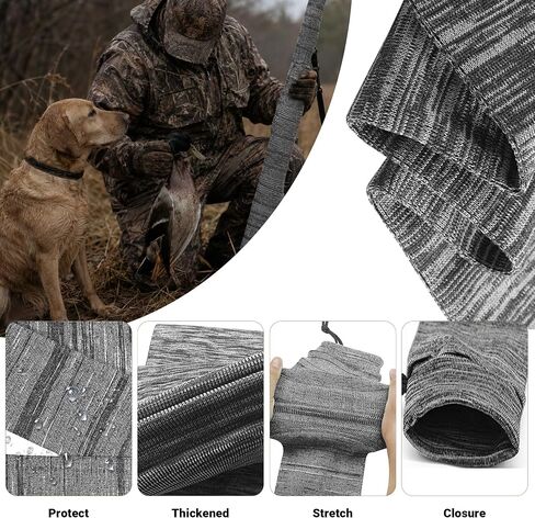 kokkoya 55 inch Silicone Gun Socks for Rifles and Shotguns with Scopes in Saudi Arabia