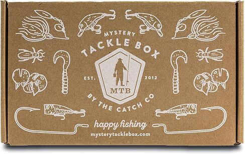Catch Co Mystery Tackle Box Panfish & Trout Fishing Kit | Panfish, Trout, Perch, Sunfish, Bluegill, Fishing Gift, Fishing Gifts for Men, Lures, Baits in Saudi Arabia