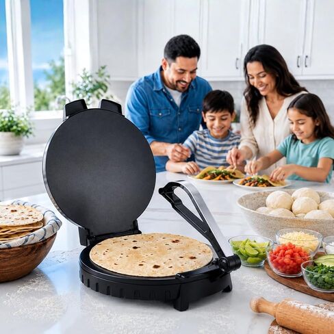 12 Inch Stainless Steel Nonstick Electric Tortilla Maker in Kuwait