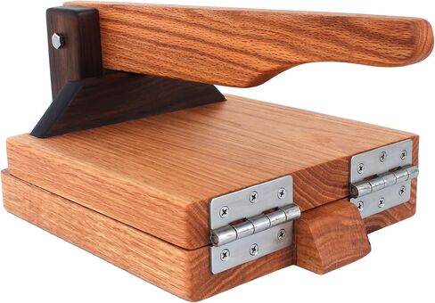10 Inch Red Oak Tortilla Press – Handmade Hardwood Tortilla Maker by Central Coast Woodworks in Saudi Arabia