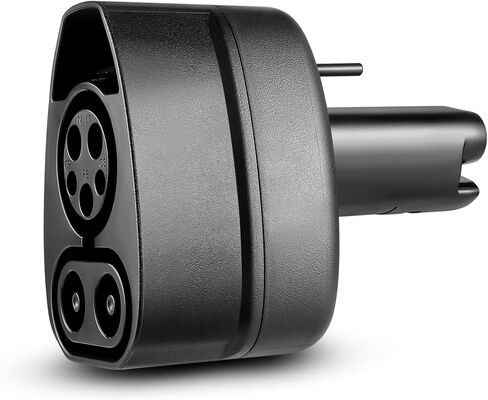 Lectron CCS to Tesla Adapter - 500A, 500V Tesla Charger Adapter - Compatible with All Tesla Models & CCS-Enabled NACS EVs - DC Fast Charging ONLY - NOT Compatible with Cybertruck (Black) in Saudi Arabia