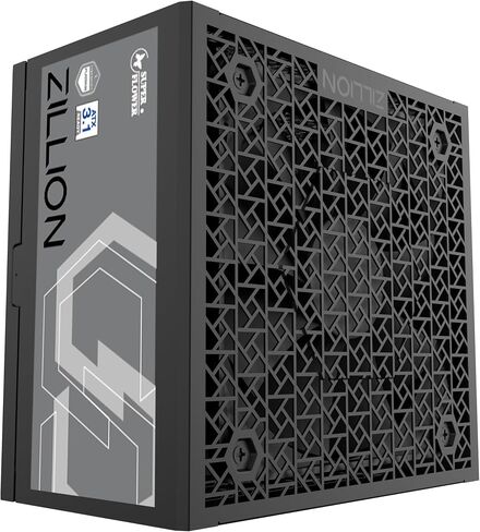 Super Flower Zillion FP 1000W Cybenetics Platinum, Full Modular Embossed Cables, ATX 3.1 / PCIe 5.1, W/12V-2x6 Native Cable, Power Supply, FDB Fan, SF-1000Z12FP, Black Version in Saudi Arabia