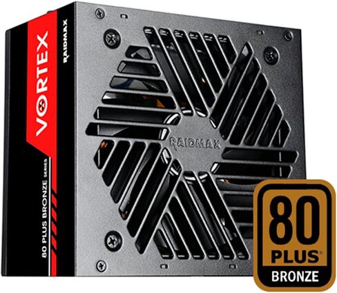 RAIDMAX Vortex 700watts 80+ Certified Bronze ATX Power Supply, Continuous Power with 120mm Quiet Fan, ATX 12V V2.3/EPS 12V Active PFC Power Supply (700, Watts) in Saudi Arabia