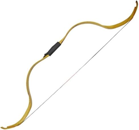 AMEYXGS Traditional Recurve Bow 20lbs Longbow Mongolian Horsebow | Hunting, Detachable Archery, For Beginner in Saudi Arabia