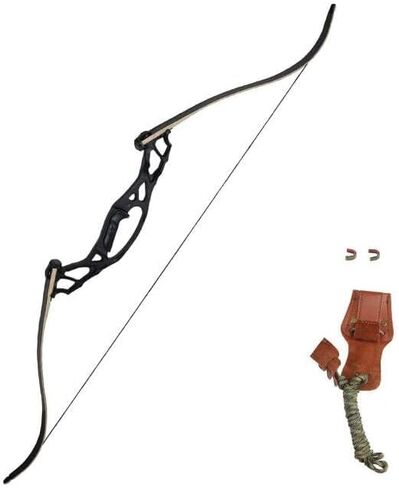 SinoArt Lion 62" Takedown Hunting Recurve Bow Metal Riser 30 35 40 45 50 55 60 65 70 Lbs Right Handed in Saudi Arabia