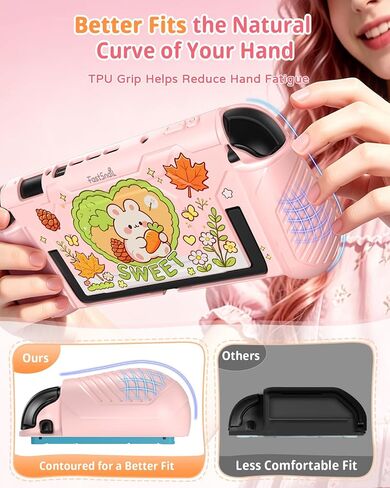 Fastsnail Protective Case for Nintendo Switch 2(Pink) in Kuwait