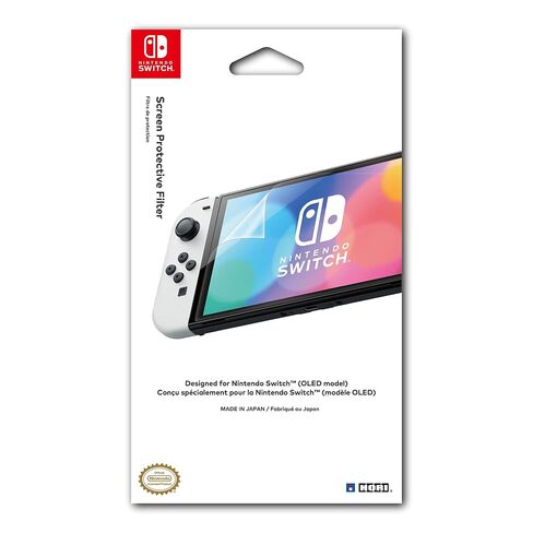 HORI Screen Protective Filter (OLED Model) - Officially Licensed - Nintendo Switch in Saudi Arabia
