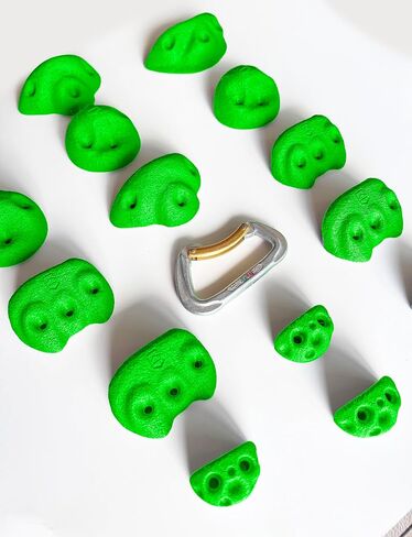15 Rock Climbing Holds Jugs Set Large and Medium Screw-On Holds Home Bouldering Wall Gym Holds. 11 Easy to Grab Hand Holds and 4 FootHolds in Saudi Arabia
