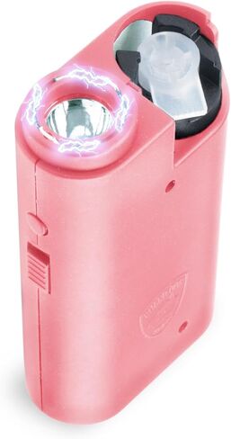 Pepper Spray and 3-in-1 Stun Gun with Flashlight, Self Defense Kit for Women, Protection for Men, 175 Lumens Flashlight, 1.44 MC Formulation, OC Spray 16 ft Range, Rechargeable in Saudi Arabia