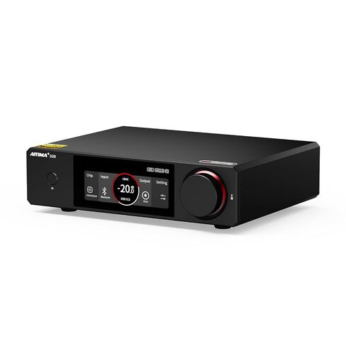 AIYIMA D20 Balanced Audio DAC,Dual ES9039Q2M AK4493S Pure Desktop Decoder | Pre-amplifier with XMOS XU316,Bluetooth LDAC,Dual Optical /RCA Port & ARC & VU Meter.Supports UAC 1.0 Gaming for PS5 & Switch in Saudi Arabia