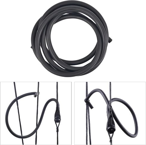 SPG Compound Bow Peep Sight Tubing - 6.5ft Peep Sights Rubber Tube Replacement Peep Tubing Archery Bow Peep Rubber String for Compound Bow Hunting Shooting Archery Accessories in Kuwait